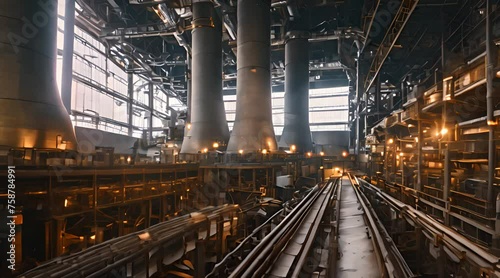 Wallpaper Mural Internal structure of large thermal power plants Torontodigital.ca