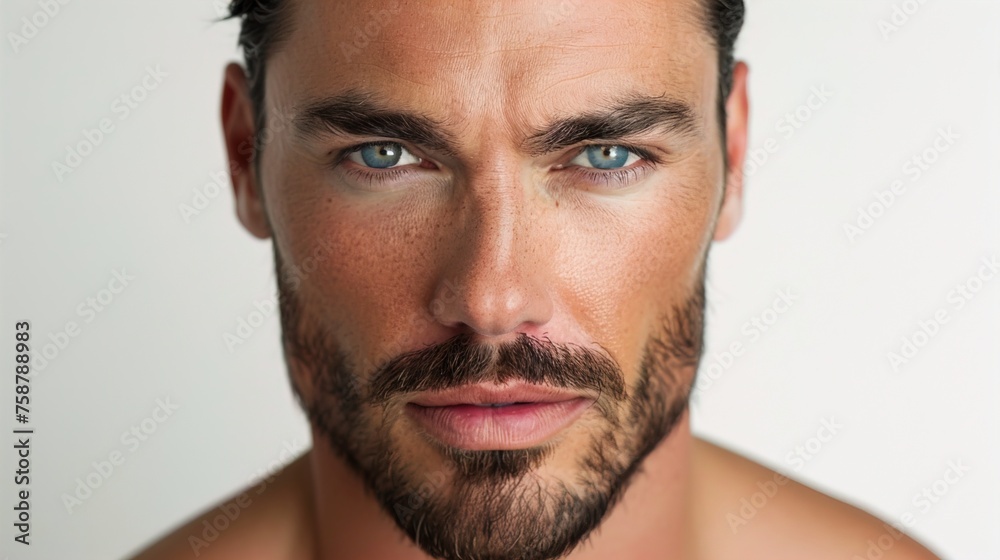 Obraz premium Portrait of a man with beard