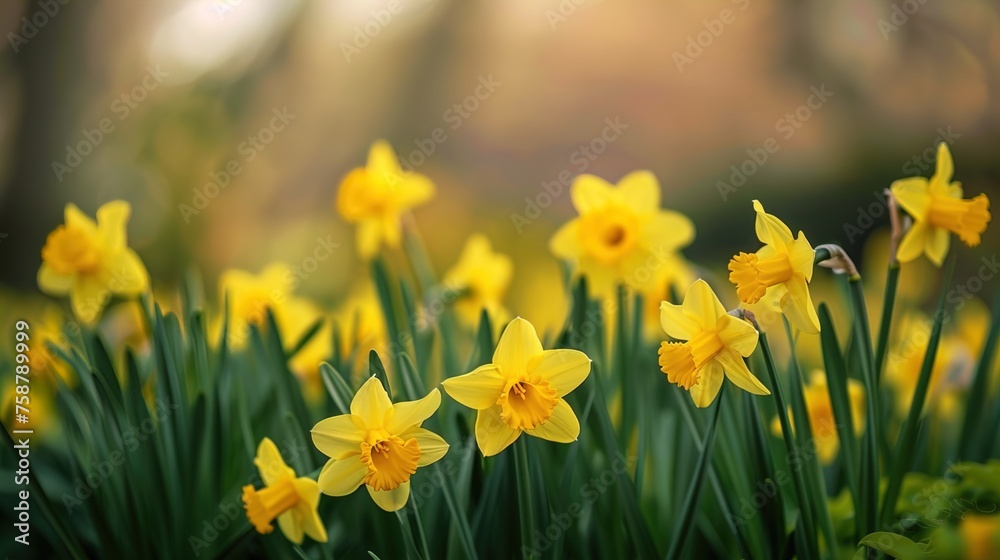 The daffodil, fresh and elegant