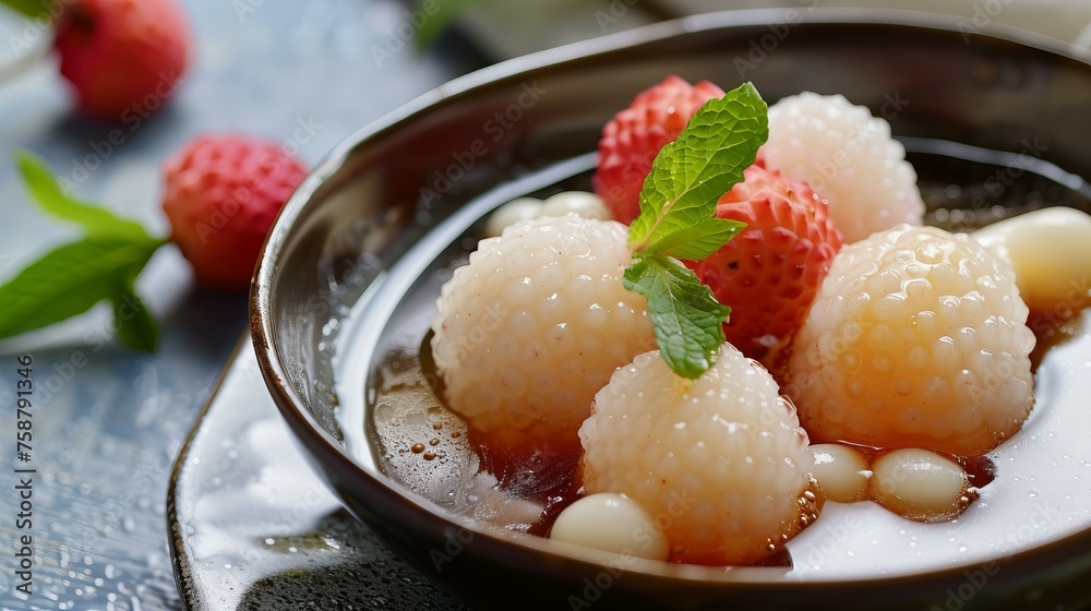 cream with fruits cream with fruits