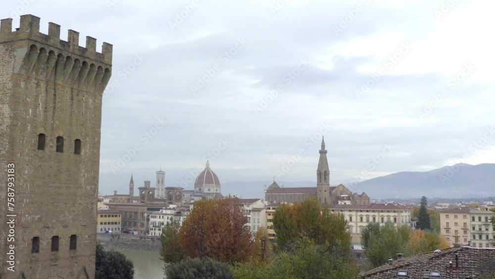 Gates of Saint Nicholas (Porta San Niccolo) is part of walls of