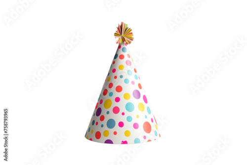 3d render, birthday cap isolated on transparency background PNG