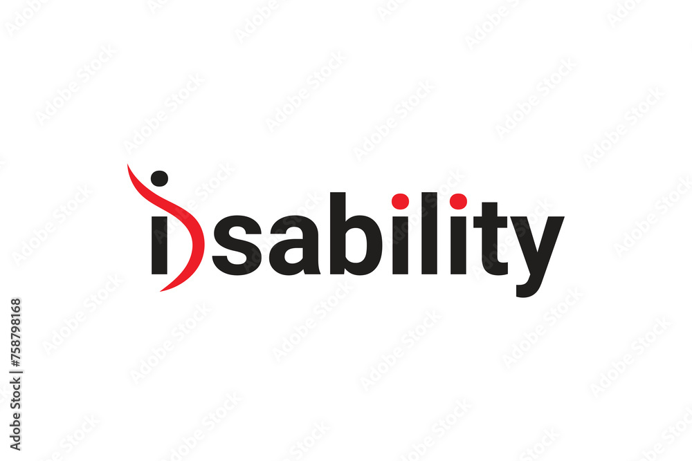Disability care provider logo, isability logo