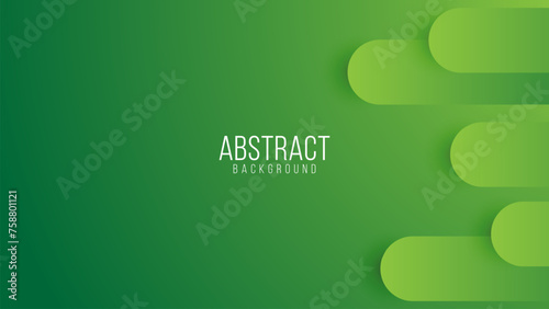 Abstract green background with dynamic effect. Vector illustration for your design.