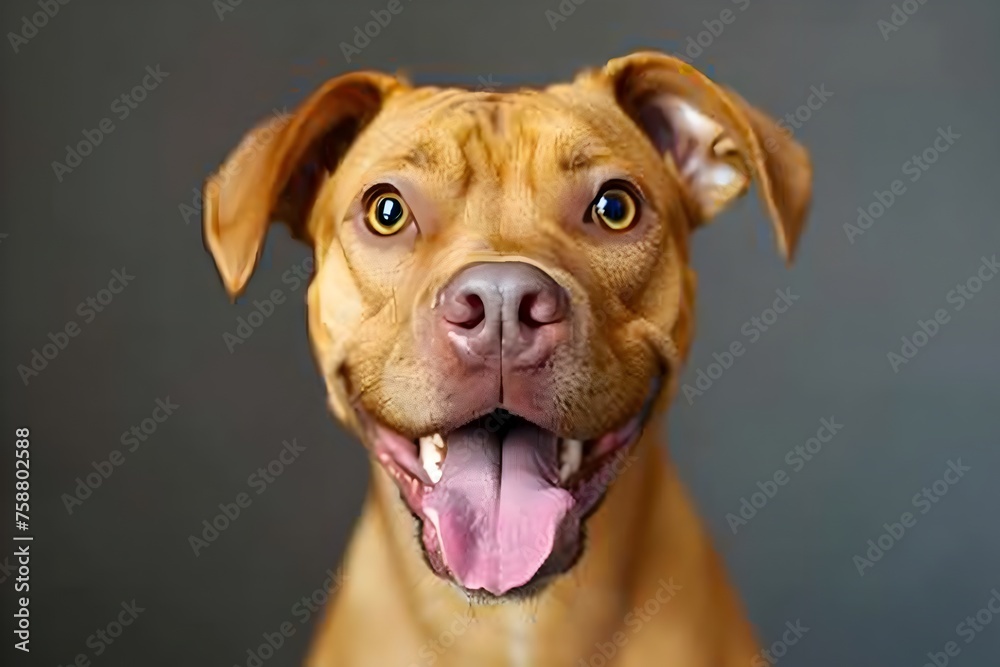 Mischievous Mastiff's Gleeful Tongue-Out Expression Steals Hearts Mischievous Mastiff's Gleeful Tongue-Out Expression Steals Hearts