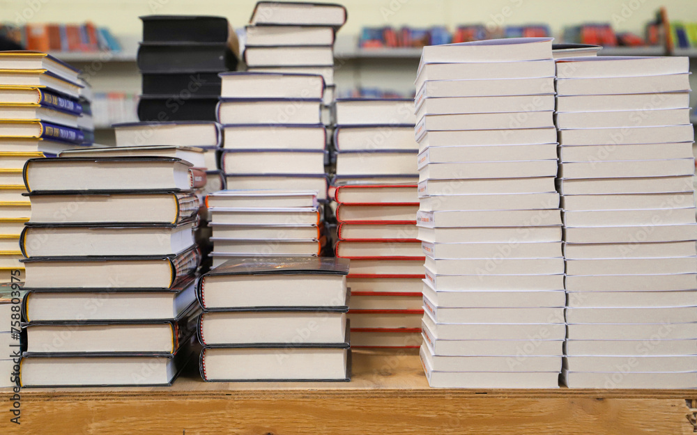 Fototapeta premium pile of books