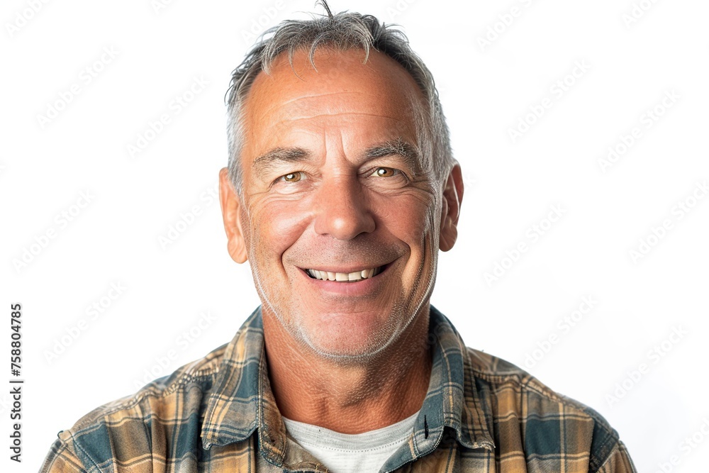 Obraz premium middle aged man smiling at the camera