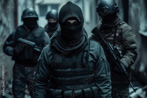 special police group capturing gangsters