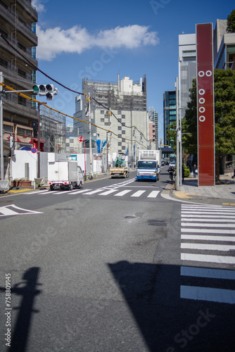 東京港区西麻布3丁目のテレビ朝日通り