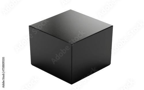 The Enigma of the Black Box isolated on transparent Background