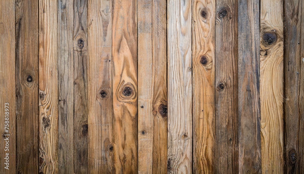 Fototapeta premium timber wood brown wall plank panel texture background