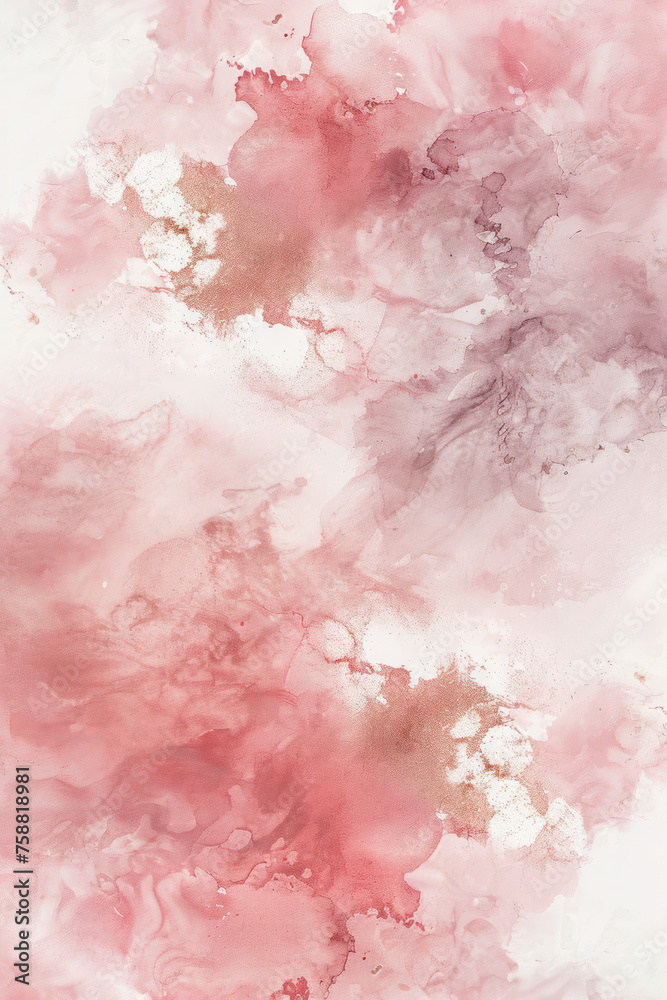 Abstract watercolor style illustration with abstract clouds in hints of pink.
Abstract watercolor style illustration with abstract clouds in hints of pink.