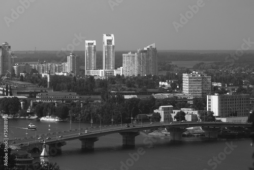 city skyline with river thames