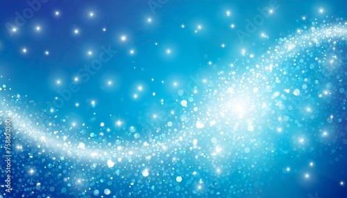 abstract bright glitter blue background