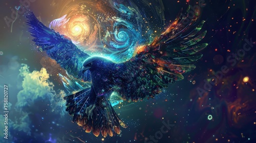 Ayahuasca compilation.Shamanic meditation. Falcon. The journey of consciousness. Mystical Shaman