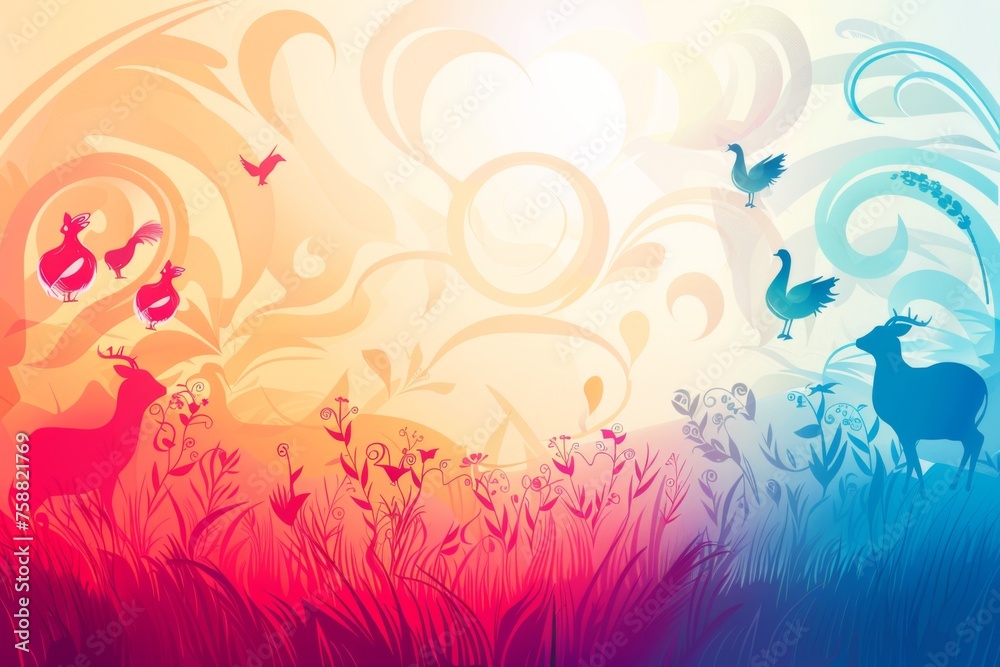 abstract background for National Farm Animals Day abstract background for National Farm Animals Day