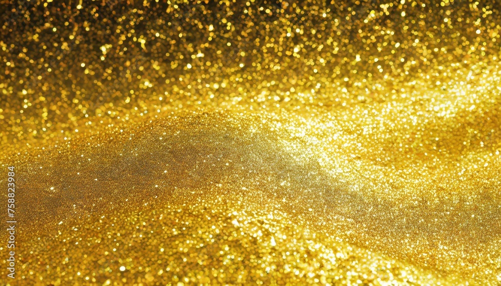 metallic gold glitter background