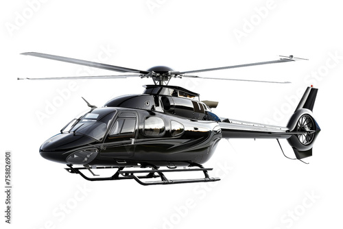 Pure Helicopter Majesty on transparent background,