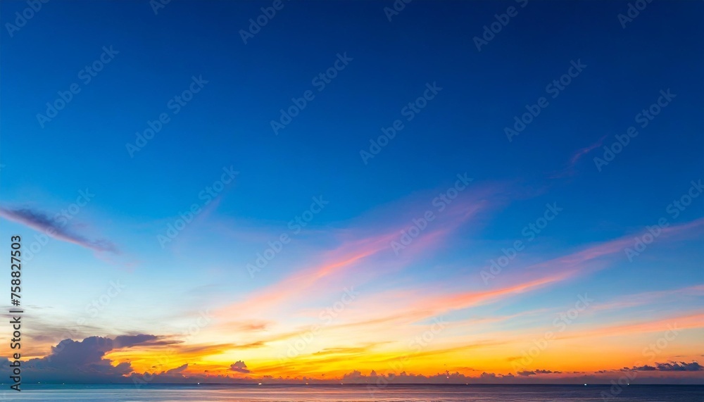 background of beautiful sunset sky