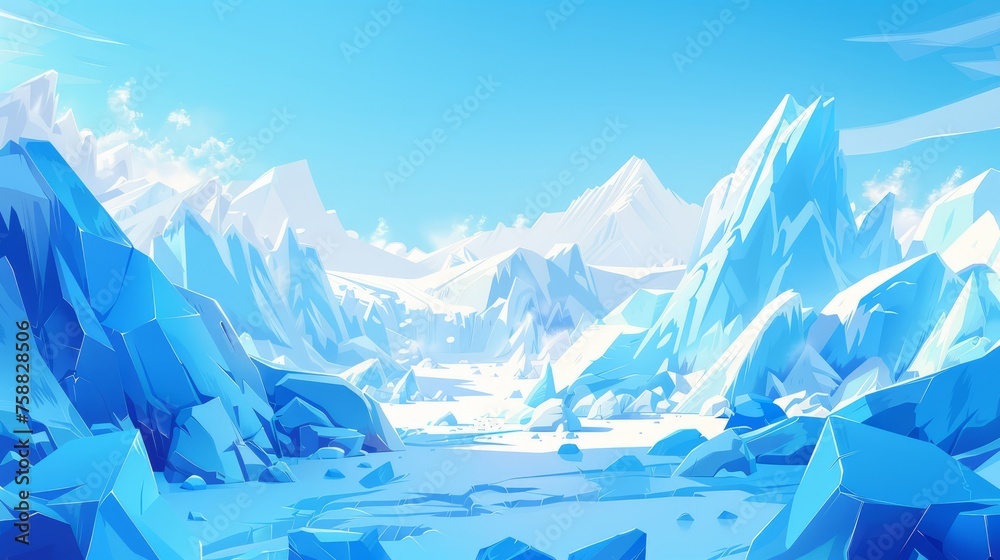Glacier background