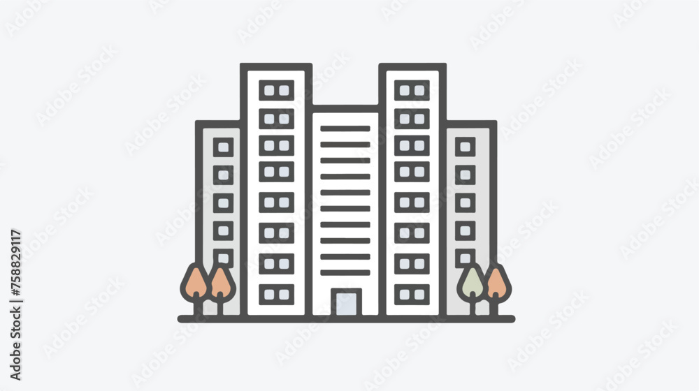Building construction industry blueprint icon
