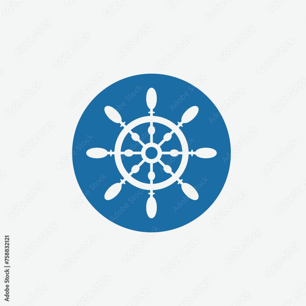 Nautical icon vector logo design template Nautical icon vector logo design template