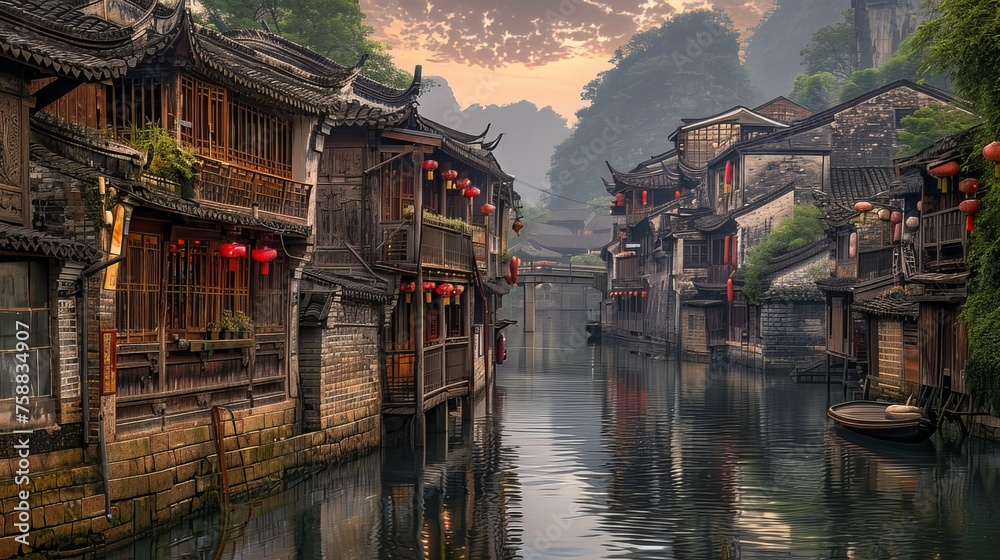 Obraz premium Travel and Tourism: Images of tourist destinations, historical landmarks, local cultures, and street scenes from around the world. 