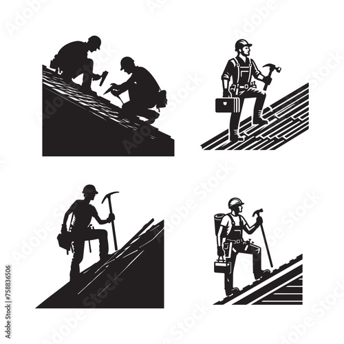 sihouette off Roofer