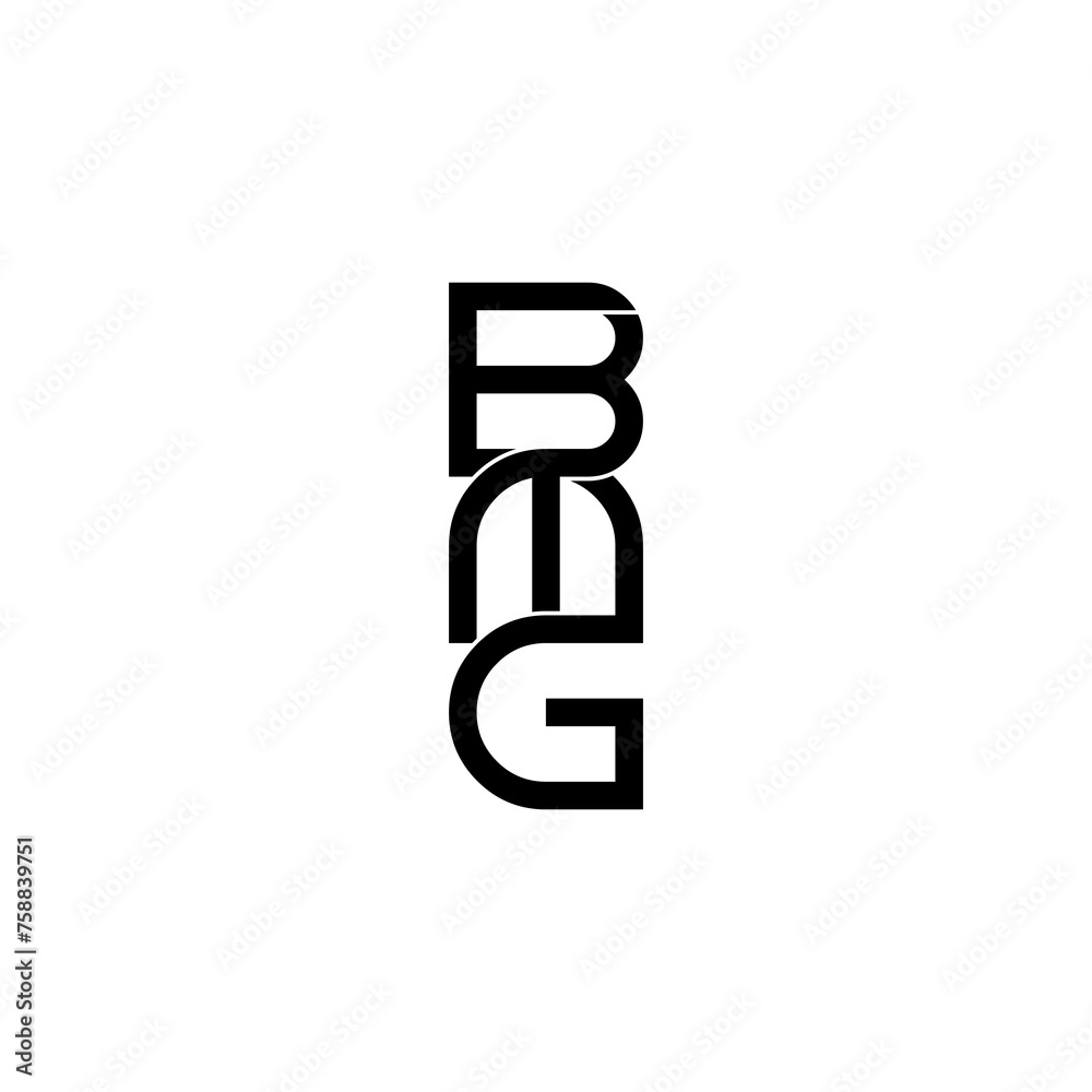 bmg typography letter monogram logo design bmg typography letter monogram logo design