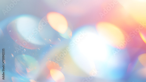 Blurred refraction light abstract background