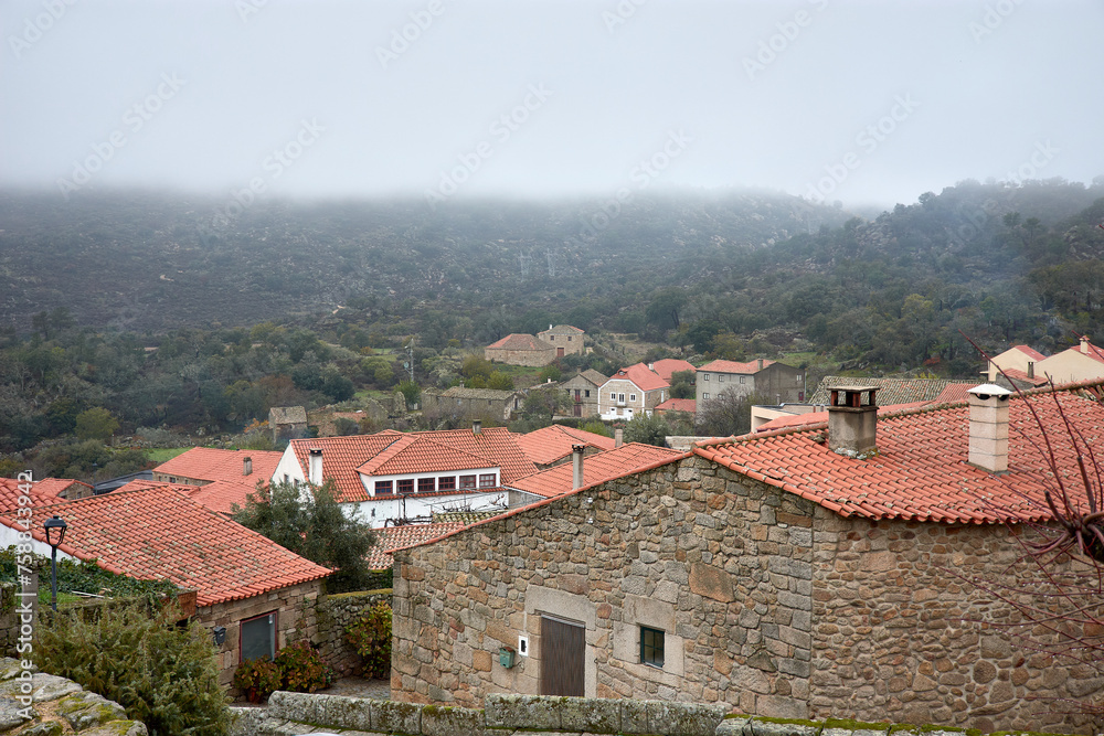 Panoramic view of Marialva in Portugal