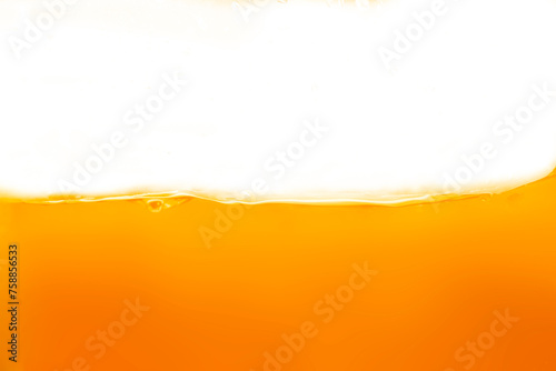 Close up bright orange juice texture for health and nature waves