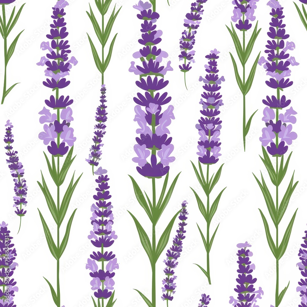 Fototapeta premium A beautiful array of vibrant purple flowers set against a clean white backdrop, creating a striking contrast of colors