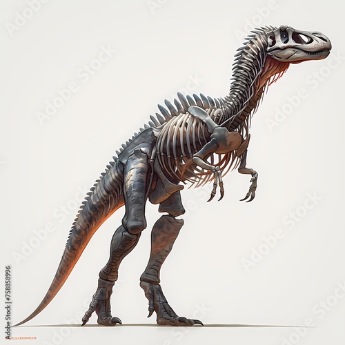 Ancient Dinosaur Coelophysis Skeleton  A Timeless Masterpiece for Advertising and Editorial Projects