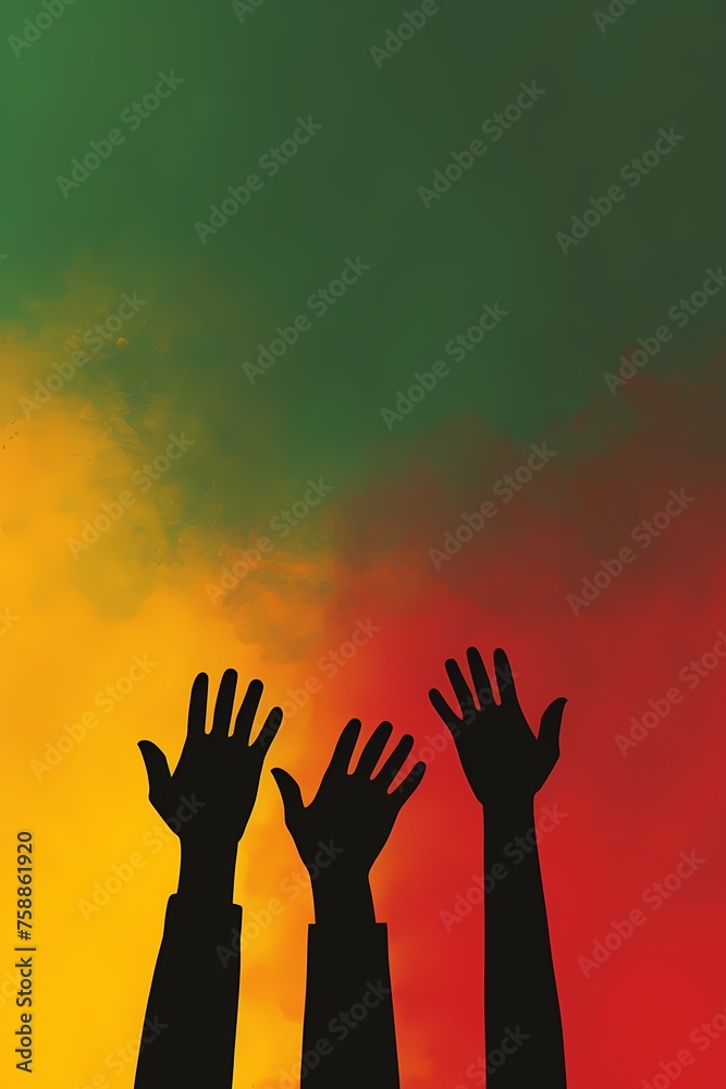 Juneteenth Independence Day poster background