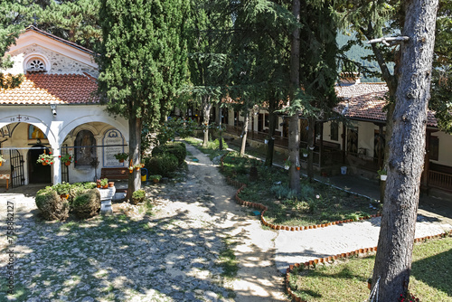 Medieval Maglizh Monastery of Saint Nicholas, Bulgaria photo