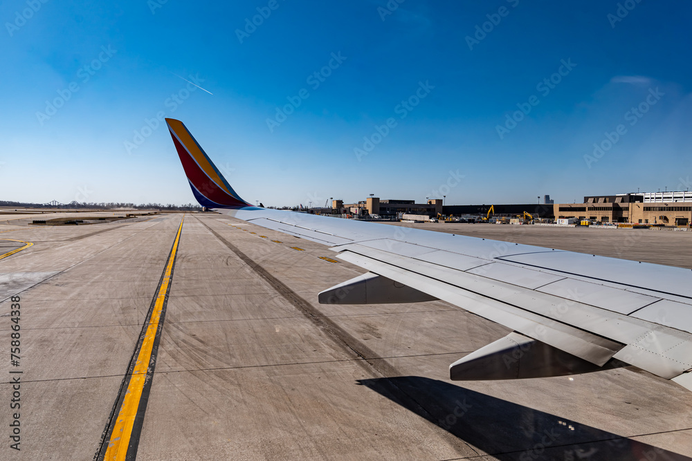 Outside of the Omaha Airport during the Spring Break Rush