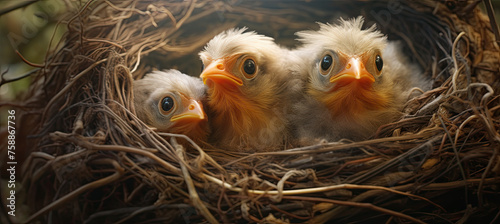 Bird babies inside the nest ©  Mohammad Xte