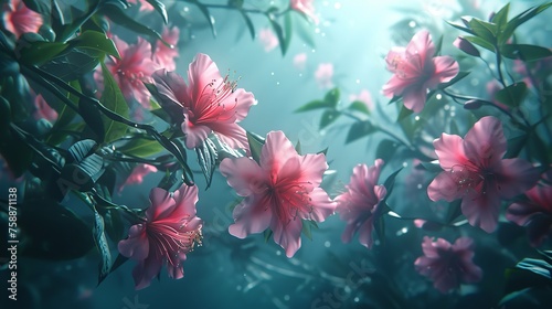 Floral Modern Frame 8k Realistic Lighting Unreal