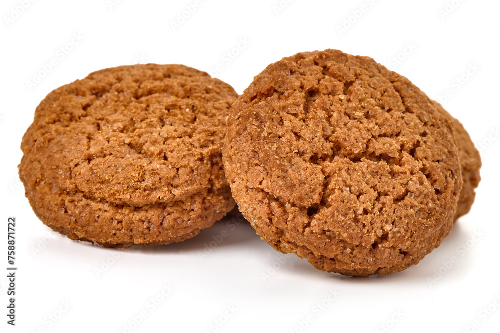 Oatmeal Cookies, isolated on white background. Oatmeal Cookies, isolated on white background.