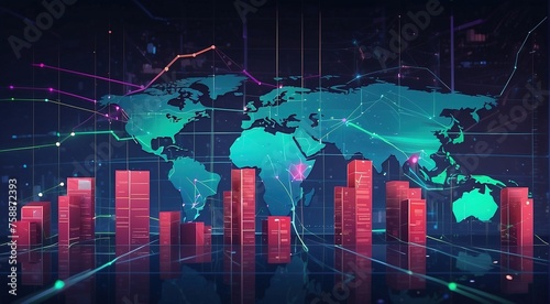 Empowering Global Connectivity Illuminating the Advancements in Technology and Advanced Analytics through Global Data Visualization and Stock Market Monitoring