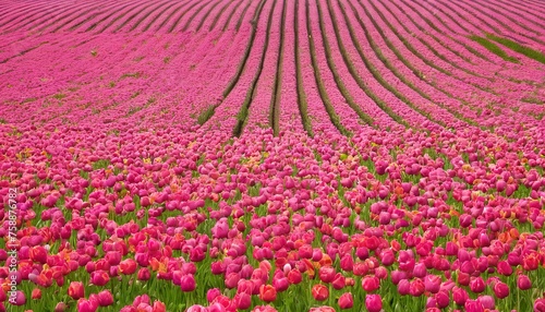 Tulip field background