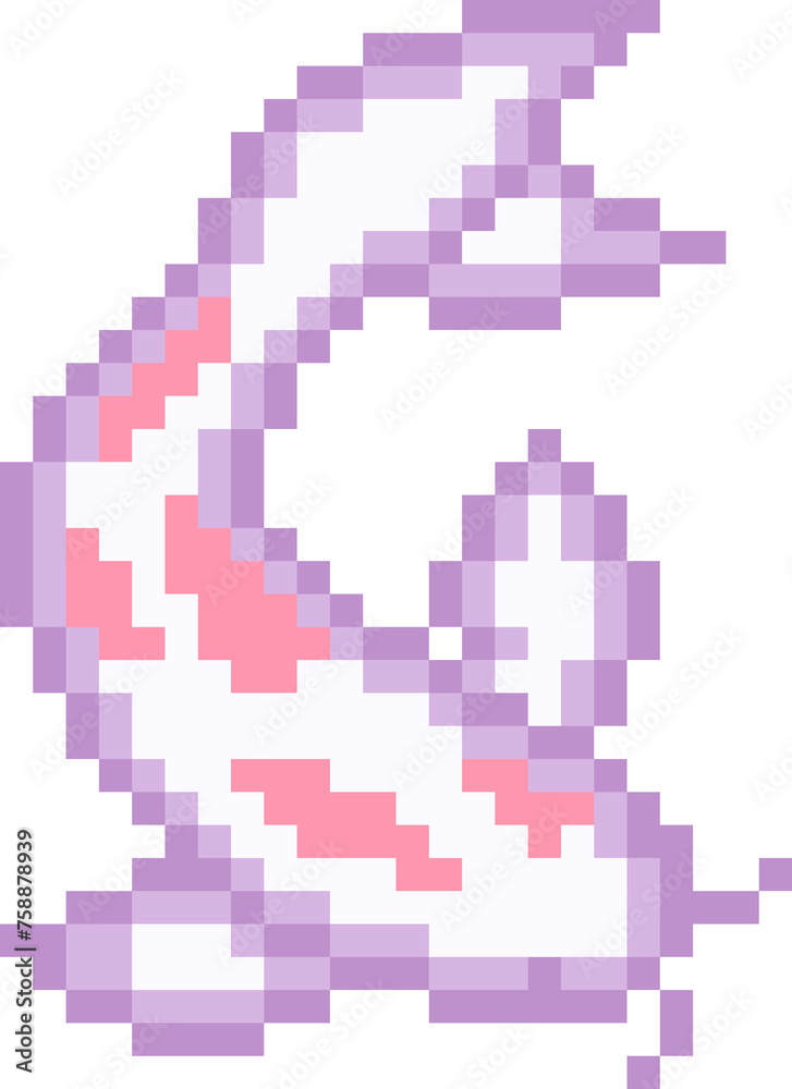 Obraz premium Koi Pixel Art
