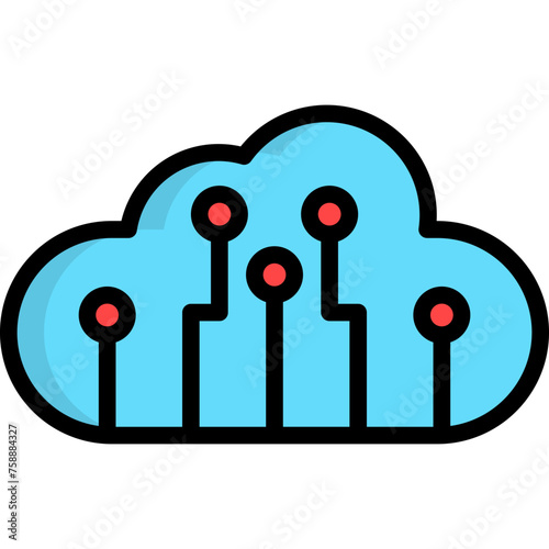 Cloud Computing Icon