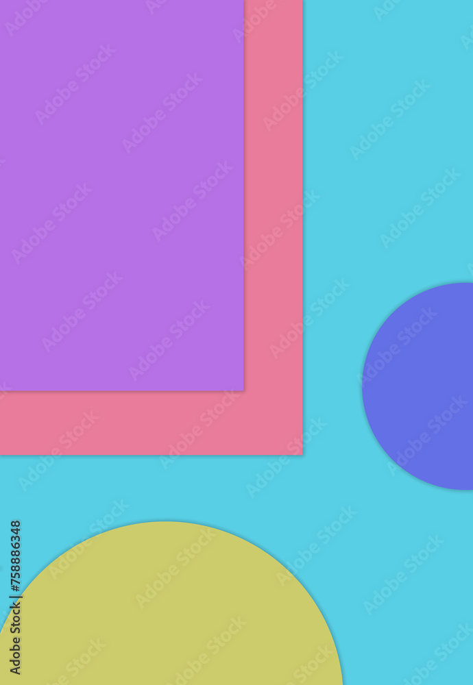 Abstract geometric background with squares for cover design