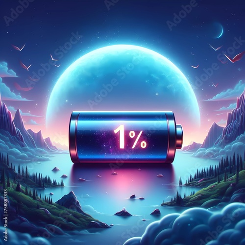 1 percent of battery 