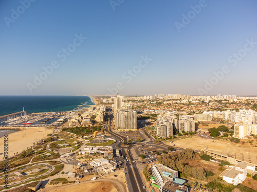 View from the sky to Ashkelon