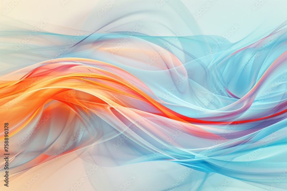 Fototapeta premium abstract background with waves