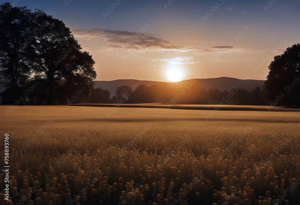 Empty field at the sunset stock photoAgricultural Field Farm Landscape - Scenery Rural Scene Backgrounds Empty field at the sunset stock photoAgricultural Field Farm Landscape - Scenery Rural Scene Backgrounds