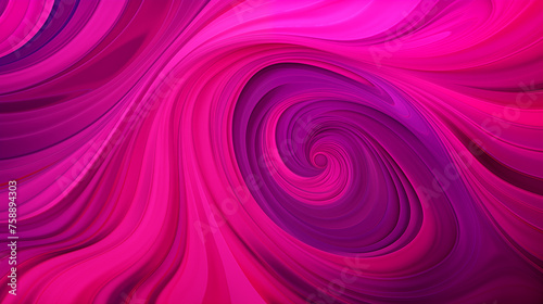 Dynamic Pink and Purple Abstract Swirl